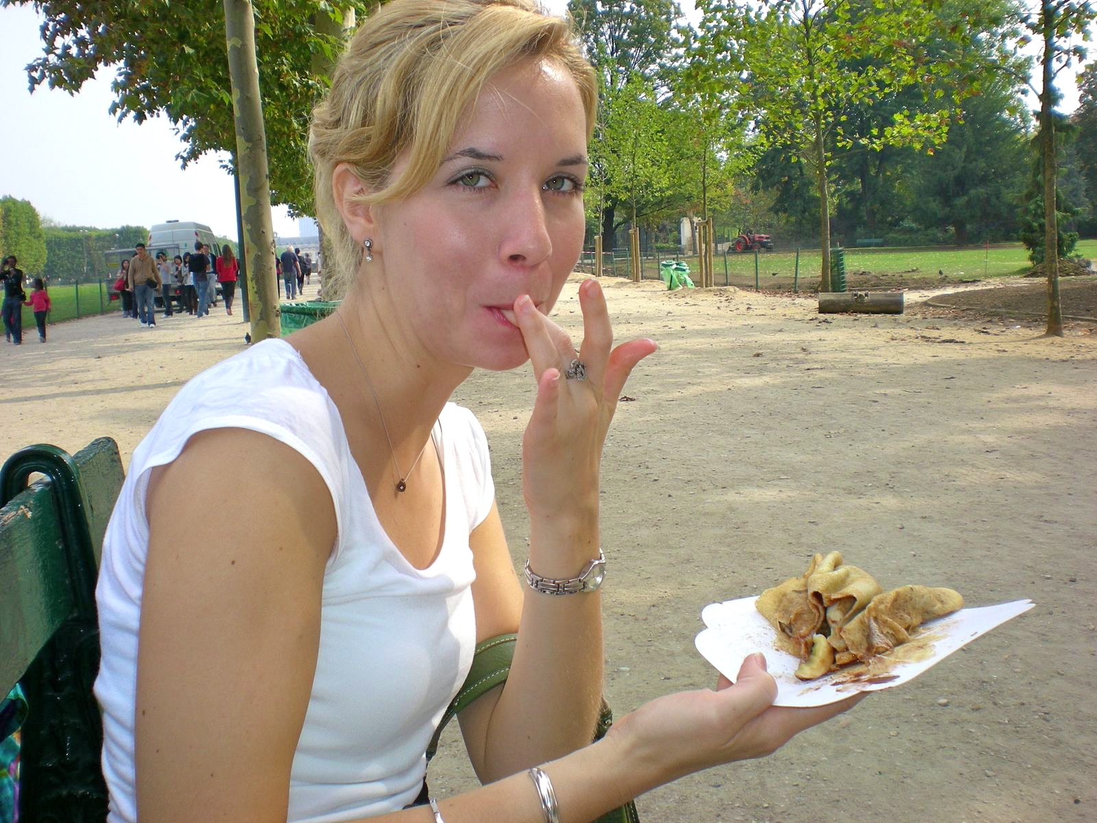 Crepe at the Eiffel Tower
