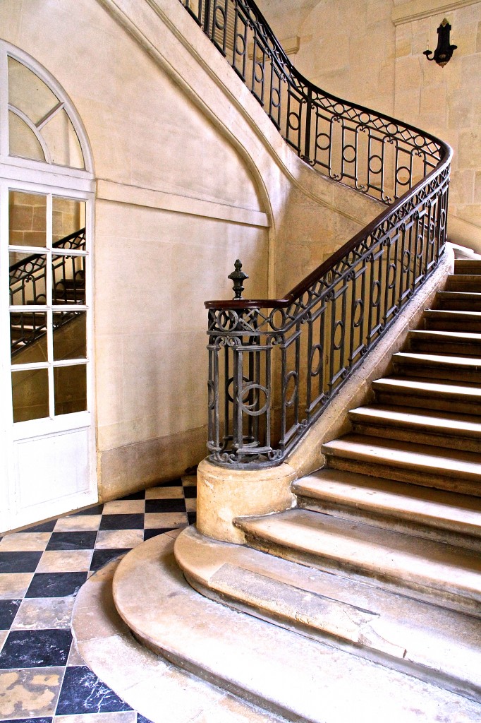 Paris Falling Off Bicycles stairs