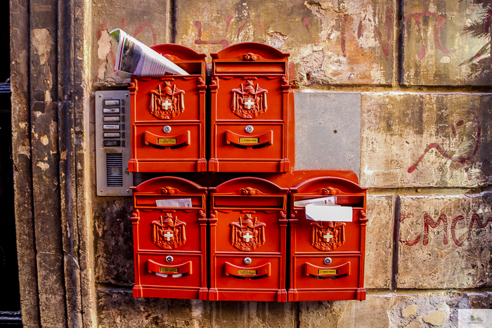 Julia Willard, Falling Off Bicycles, Julie Willard, Julia Arias, Rome, Italy, mailboxes, mail, pretty mailbox