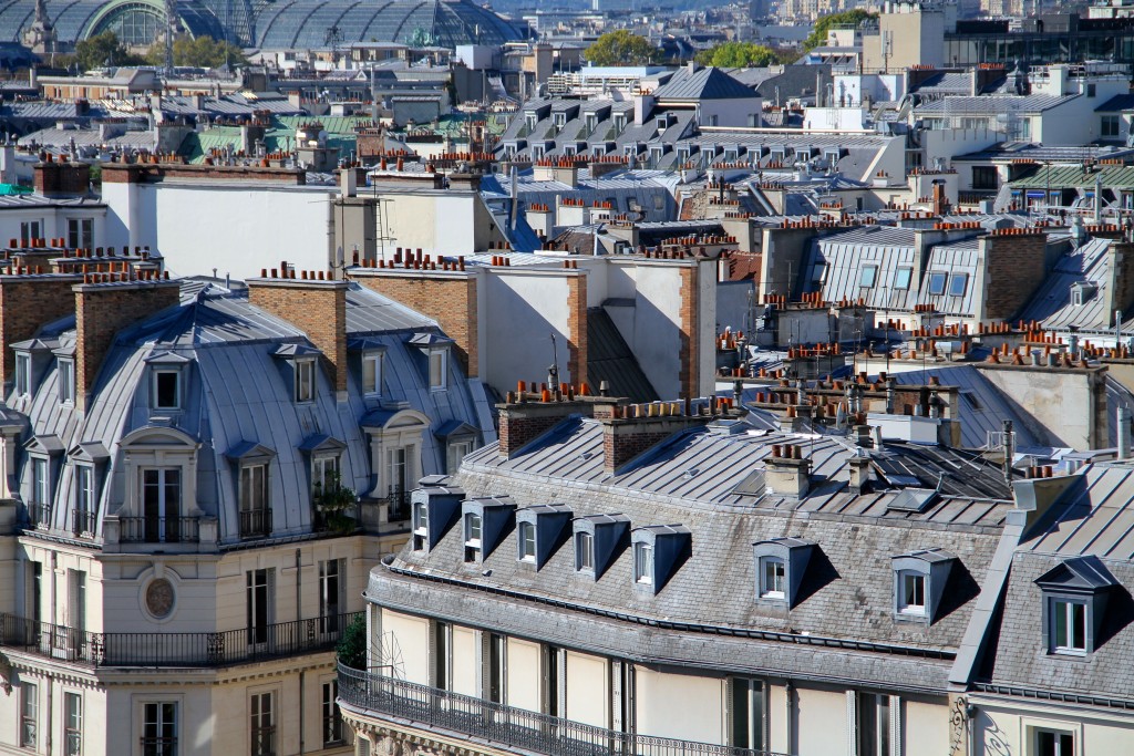 Parisian blue rooftops