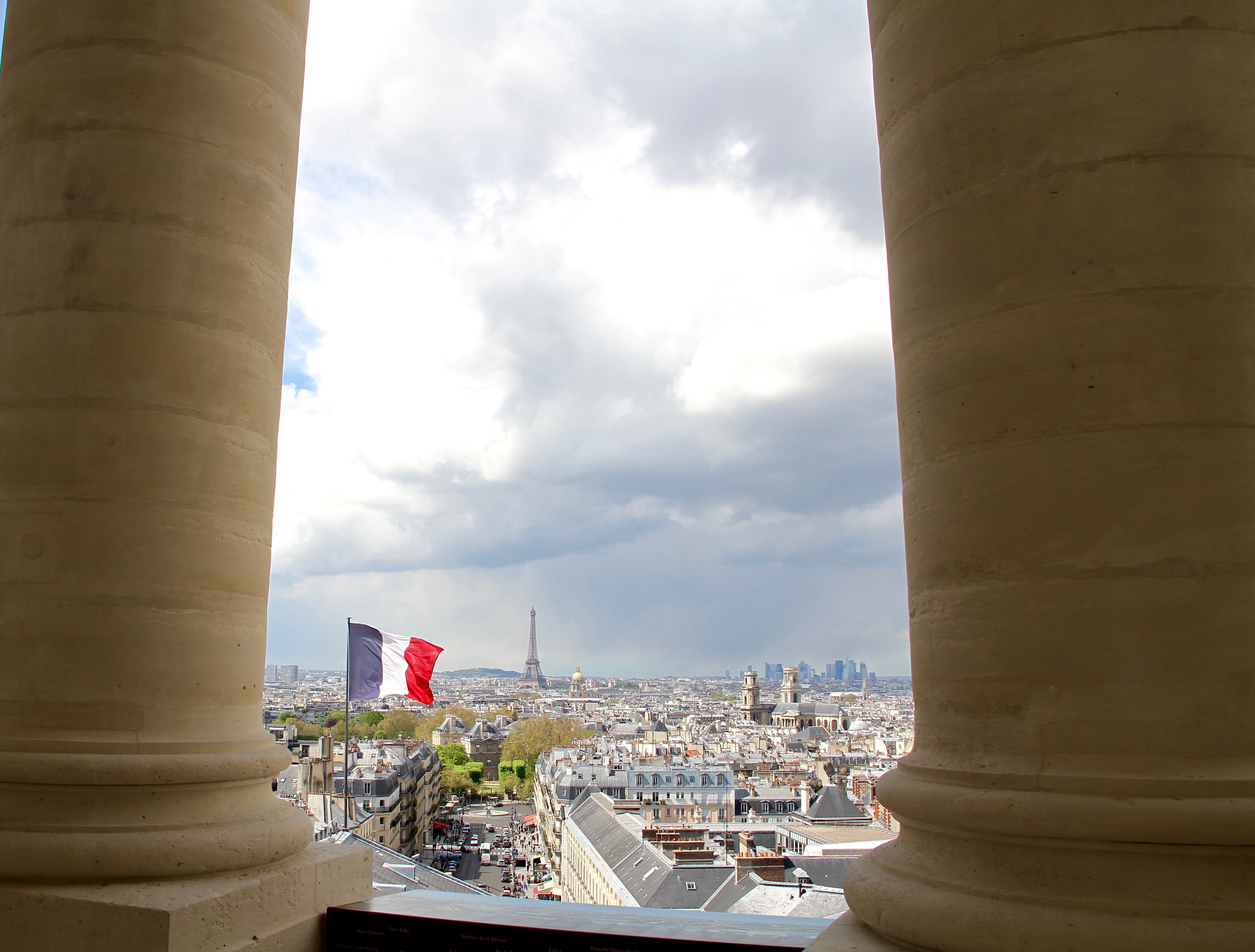 Paris, France, French flag, Bastille Day, 14 juillet, Panthéon