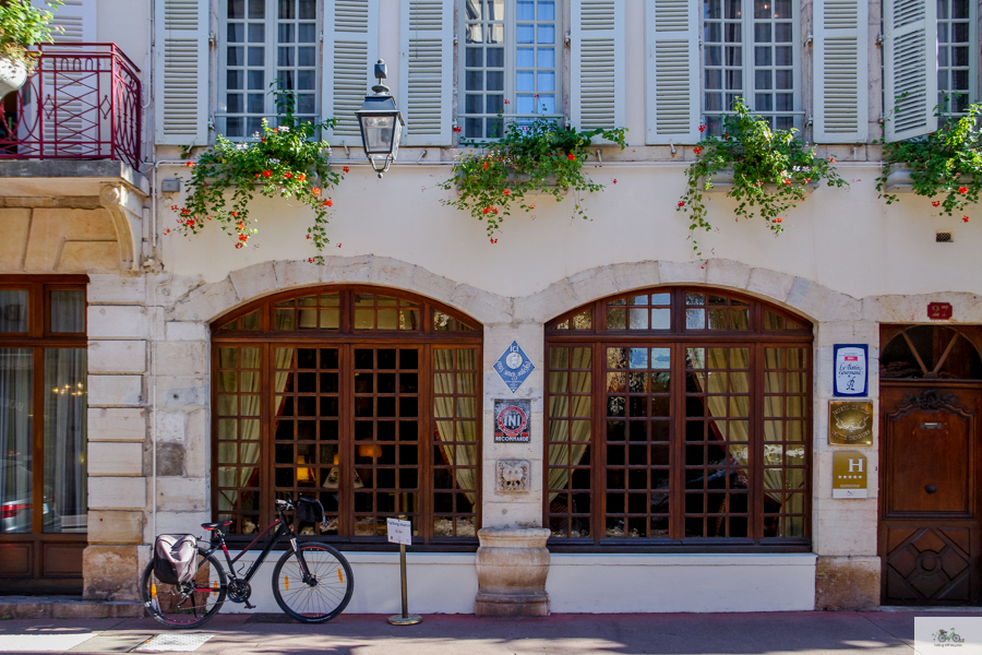 Hotel Le Cep, Beaune, Julia Willard, Falling Off Bicycles, wine region, France wines, cycling in France