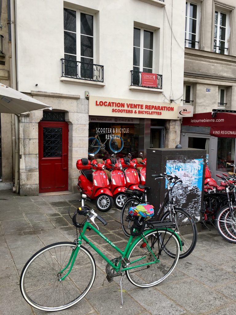 Paris bike rental, Falling Off Bicycles, Paris bike, Freescoot