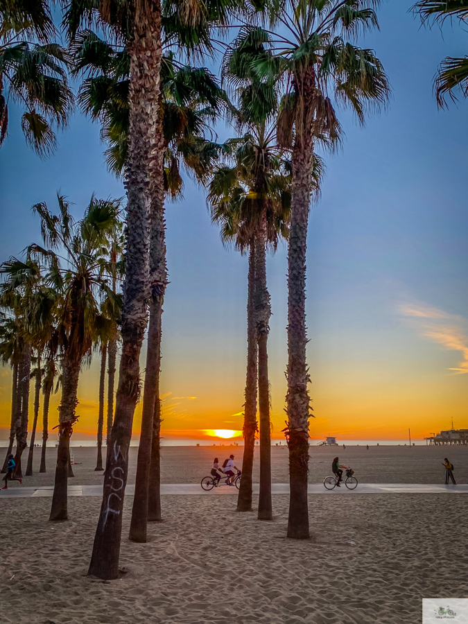 west coast, Los Angeles, California, sunset Santa Monica