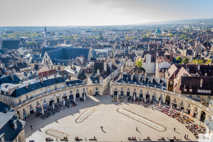 Birdseye view of the Place de la République