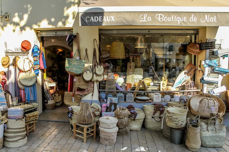 Julia Willard, Falling Off Biyclces, Provence basket shop, south of France photo, fine art france photography, storefront