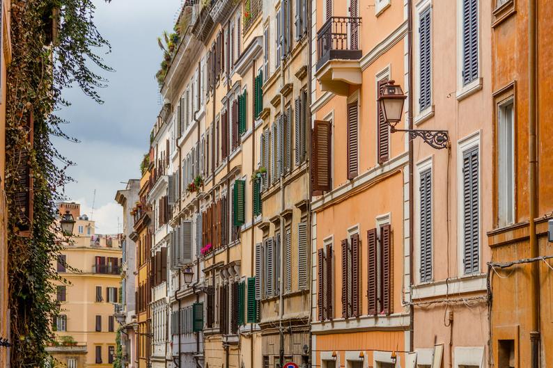 Rome, Italy window shutter, fine art travel photography, travel photo, wall decor by Falling Off Bicycles, Julia Willard