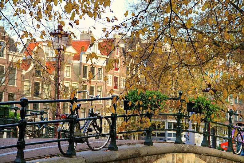 Julia Willard, Falling Off Bicycles, Amsterdam bike photo, solo bike parking, bicycle photo, fine art Netherlands photography, travel photo, wall decor