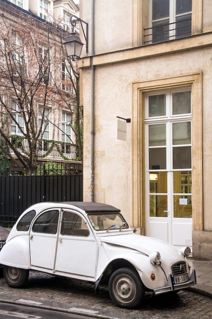 Falling Off Bicycles, Julia Willard, Julie Willard, Parisian vintage car photo, Citroen 2CV photo, fine art paris photography, b&w photography, travel photo, wall decor