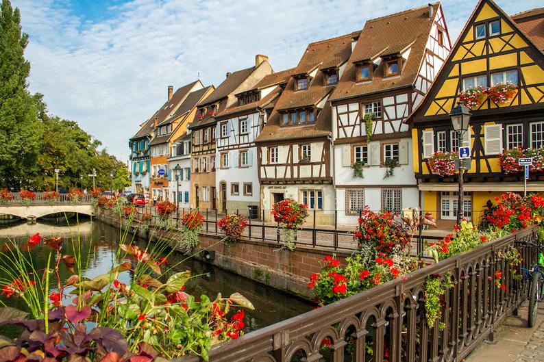 Julia Willard, Falling Off Bicycles, Colorful Colmar Alsace, Petite Venise, France photo, Falling Off Bicycles travel photo, fine art photography
