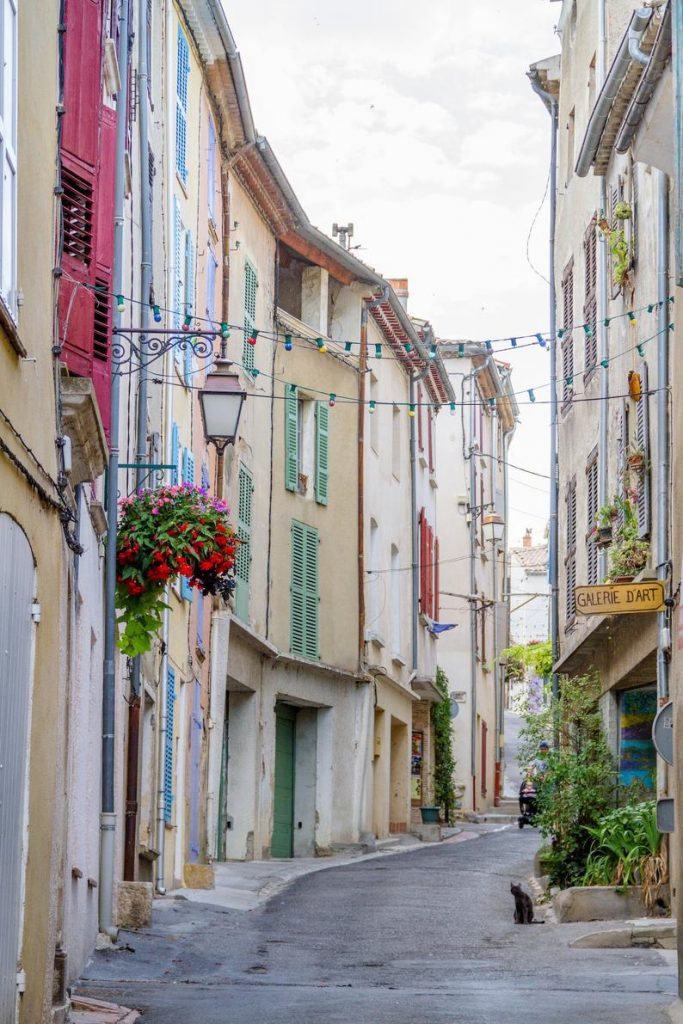 Provence shuttered windows scene, south of France colorful photo, fine art france photography, travel photo, wall decor