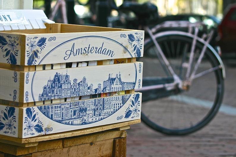 Amsterdam bike photo, bicycle photography, fine art Netherlands photography, b&w photography, travel photo, wall decor