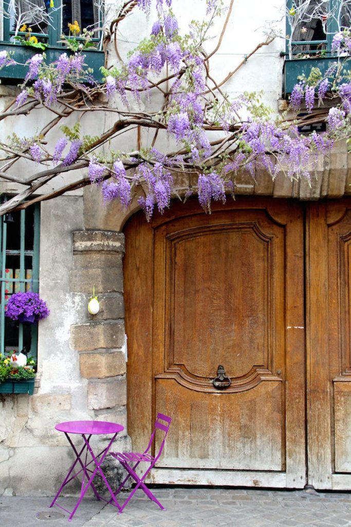 Paris restaurant, fine art Paris photography, travel photo, wall decor, table and chairs photo, Julia Willard, Falling Off BIcycles