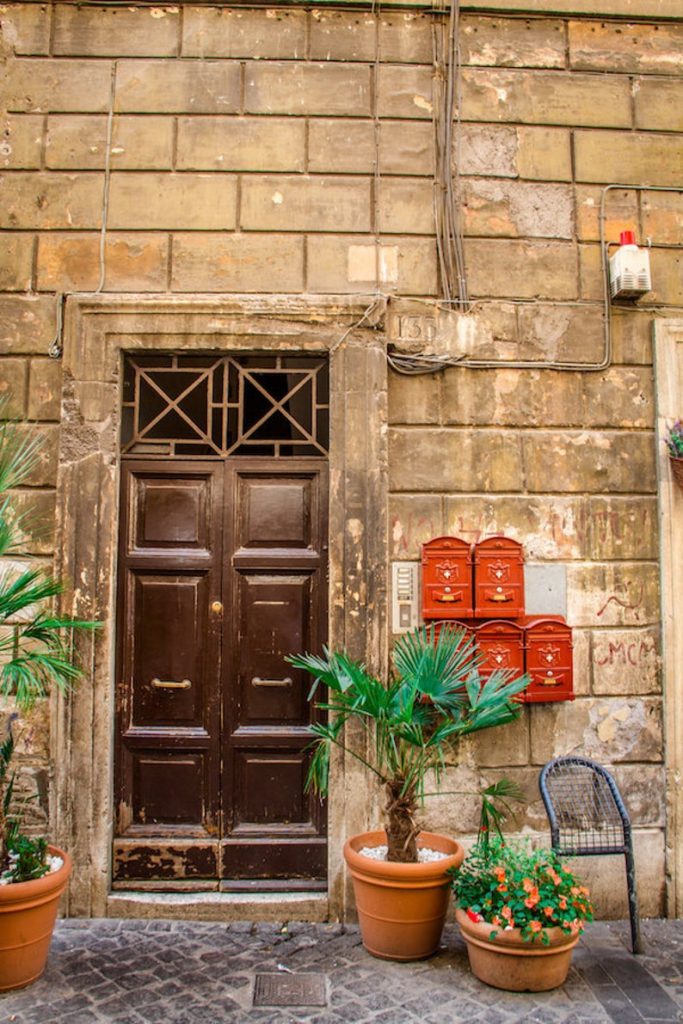 Rome, Italy door, Falling Off Bicycles, fine art travel photography, travel photo, wall decor by Julia Willard