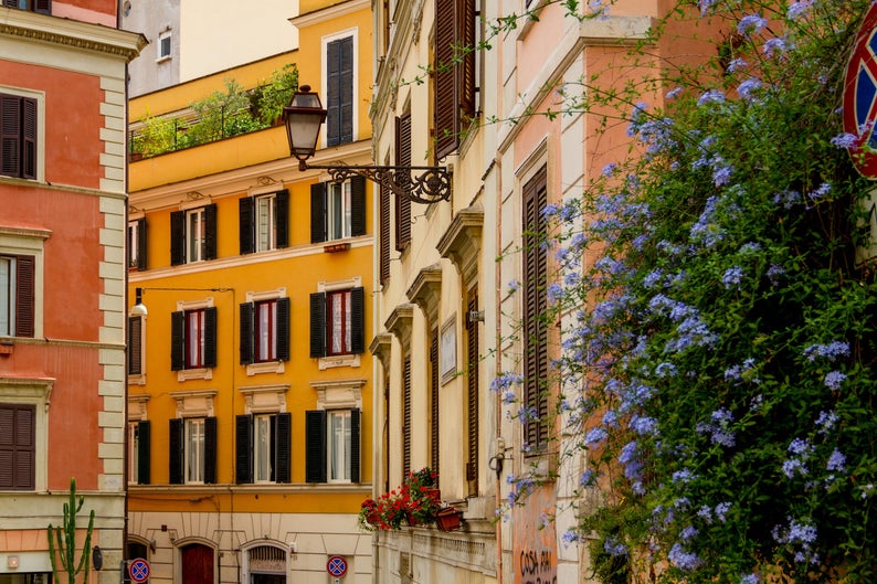 Rome, Italy window shutter, fine art travel photography, travel photo, wall decor by Falling Off Bicycles