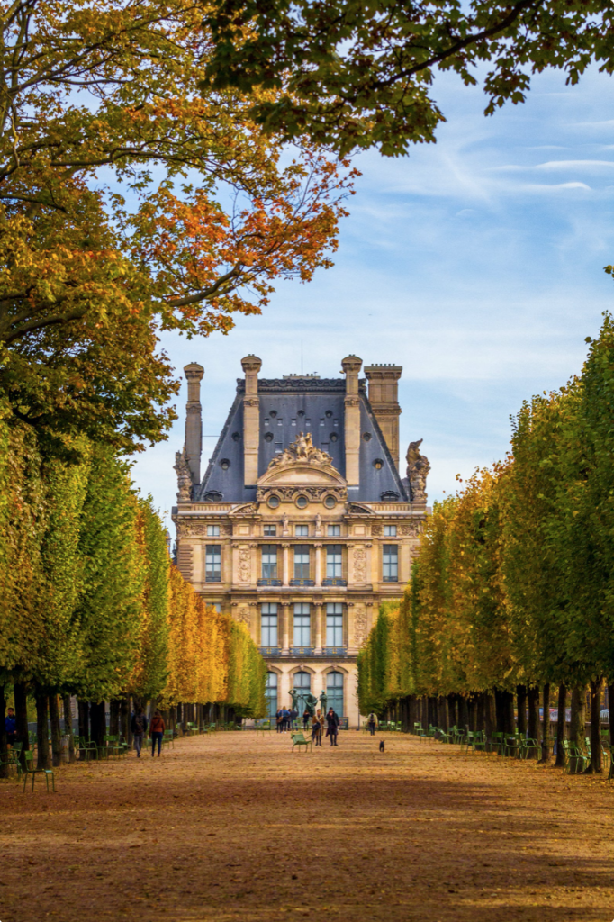 Julia Willard, Julie Willard, Falling Off Bicycles, Louvre, Tuileries, fall in Paris