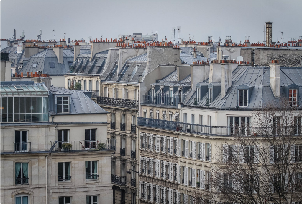 Julia Willard, Julie Willard, Falling Off Bicycles, Paris rooftops, Paris façades, St. Sulpice
