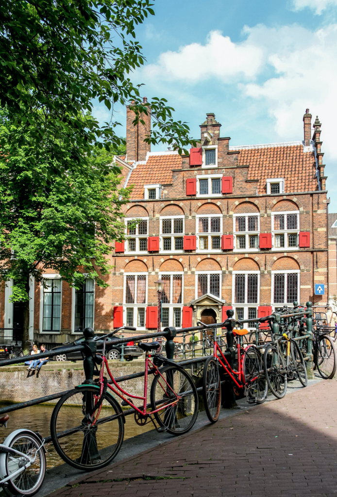 Falling Off Bicycles, Julia Willard, Amsterdam, boat on a canal, grachten, Amsterdam photography, gingerbread house