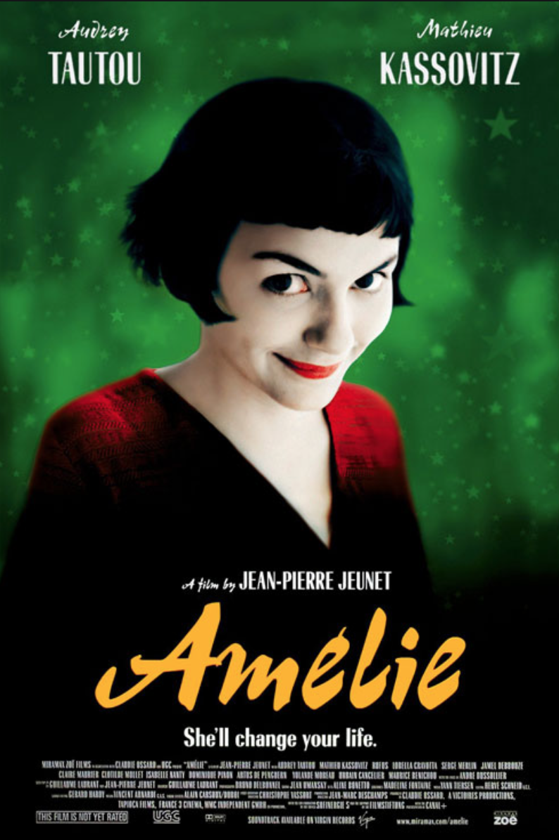 French films, France film, recommended movies, Amélie, Amelie Poulin