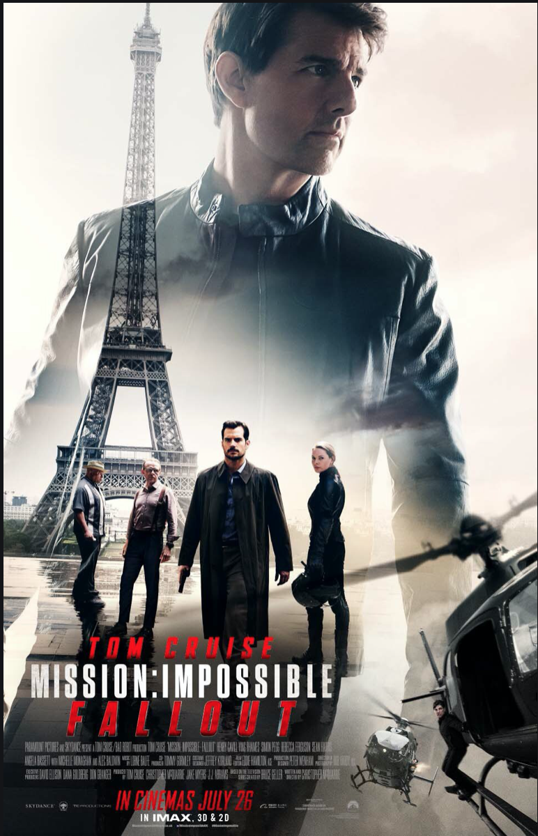 Movies on France, French blog, France blog, Paris blog, Tom Cruise Mission Impossible