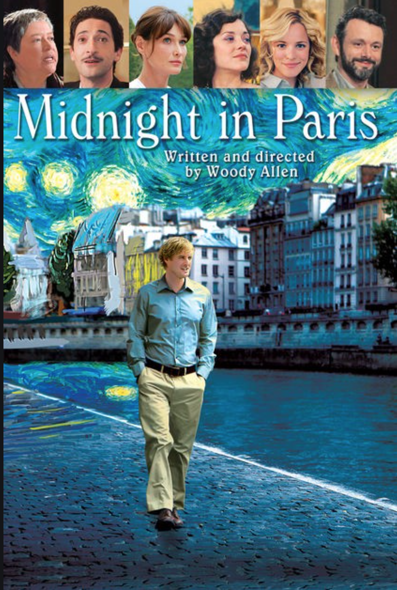 French films, Woody Allen, Midnight in Paris
