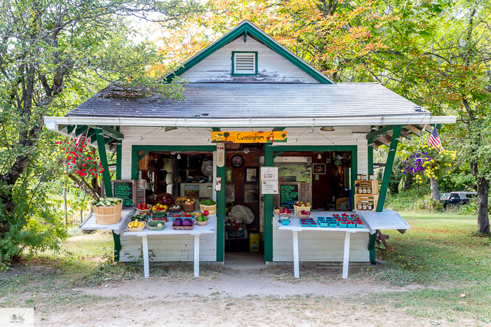 Maine farm stand, fine art Maine photography, travel photo, wall decor, Falling Off Bicycles